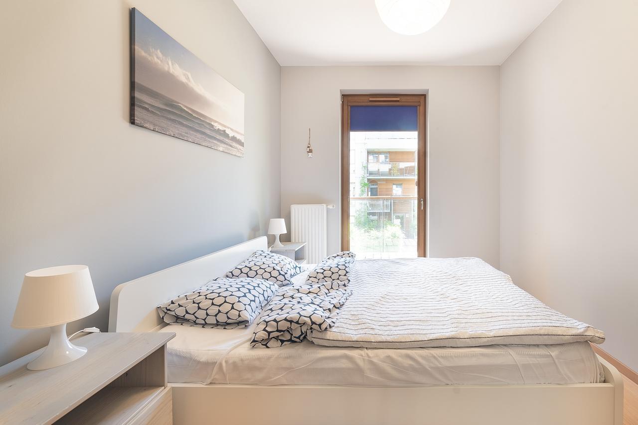 Apartament W Gdansku Brzeznie ,Blisko Plazy ,Darmowe Miejsce Parkingowe ,Taras ภายนอก รูปภาพ