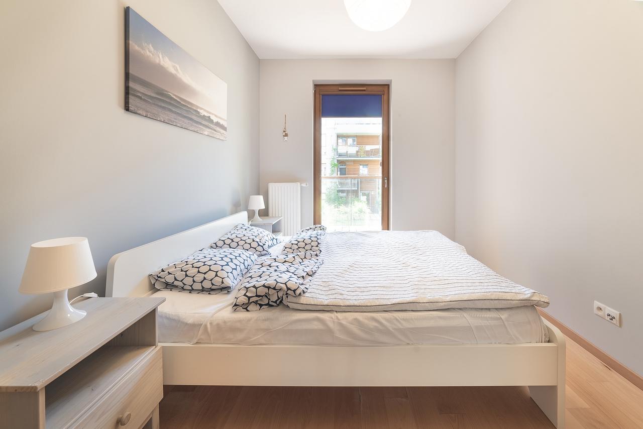 Apartament W Gdansku Brzeznie ,Blisko Plazy ,Darmowe Miejsce Parkingowe ,Taras ภายนอก รูปภาพ